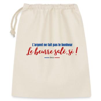 Proverbe beurre salé - Breizh - Bretagne - Humour - Sac cadeau 40 x 50 cm - nature - Devant