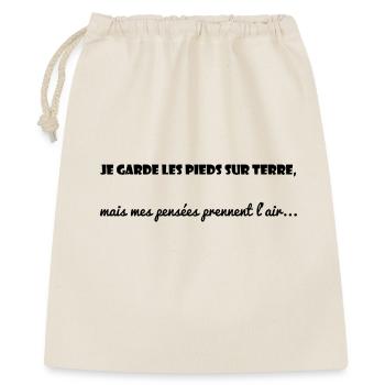 CITATION. MESSAGE. HUMOUR. CITATIONS DRÔLES - Sac cadeau 40 x 50 cm - nature - Devant