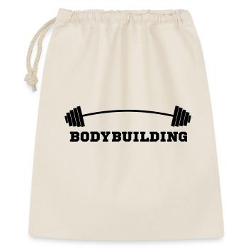 culturiste, musculation,fitness,entraînement,bête - Sac cadeau 40 x 50 cm - nature - Devant