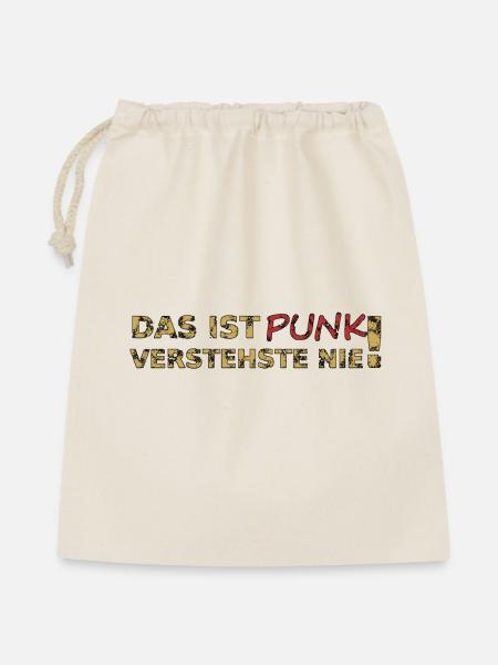 Das ist Punk - Geschenkbeutel aus Baumwolle (40 x 50 cm) - Natur