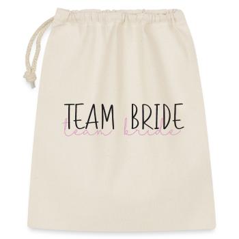 Team Bride Wedding Bachelor Party Gift - Gift Bag 40 x 50 cm - nature - Front