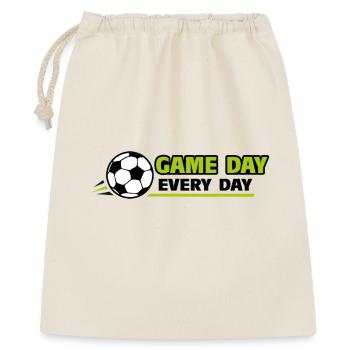 Football_Game day every day - Gift Bag 40 x 50 cm - nature - Front