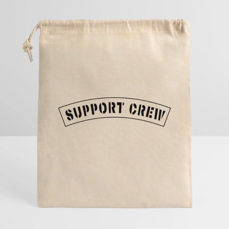 Support crew style patch Gift Bag 40 x 50 cm