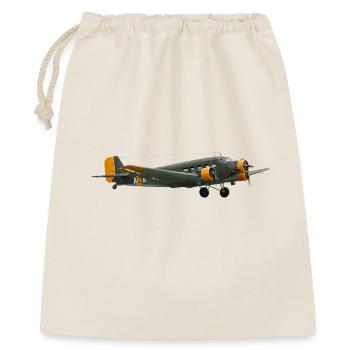 Ju 52 - Geschenkbeutel aus Baumwolle (40 x 50 cm) - Natur - Vorne