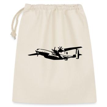 Antonov 22 - Geschenkbeutel aus Baumwolle (40 x 50 cm) - Natur - Vorne