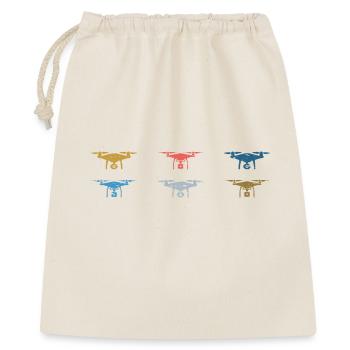 Pilote de drone vintage - Sac cadeau 40 x 50 cm - nature - Devant