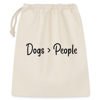dog lovers - Gift Bag 40 x 50 cm - nature - Front