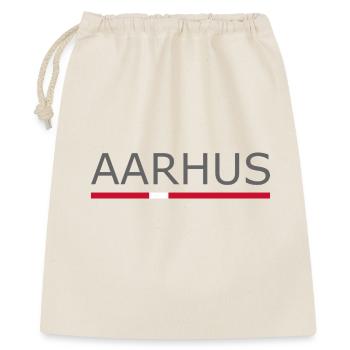 Aarhus - Drapeau du Danemark - Danemark - Scandinavie - Sac cadeau 40 x 50 cm - nature - Devant