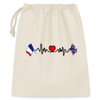 Centre-Val de Loire Heartbeat, France - Sac cadeau 40 x 50 cm - nature - Devant