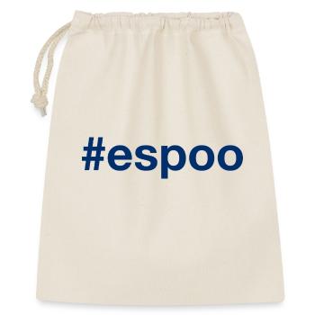 Hashtag Espoo Suomi Finlande - Sac cadeau 40 x 50 cm - nature - Devant