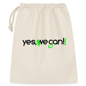 yes_vegan - Gift Bag 40 x 50 cm - nature - Front