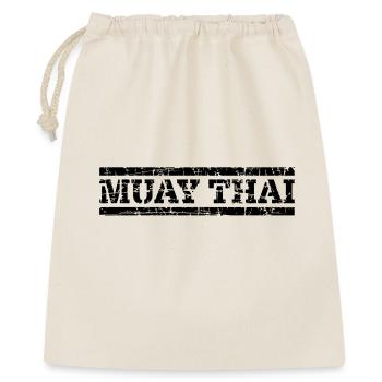 Muay Thai - Gift Bag 40 x 50 cm - nature - Front