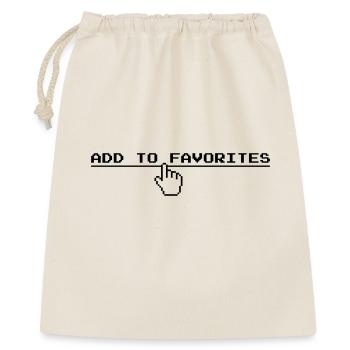 Ajouter aux favoris (US) - Sac cadeau 40 x 50 cm - nature - Devant