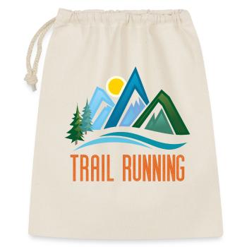 Trail Running - Sac cadeau 40 x 50 cm - nature - Devant