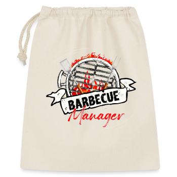 Gestionnaire de barbecue - Sac cadeau 40 x 50 cm - nature - Devant