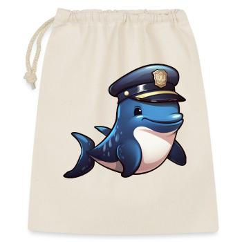Police Whale - Gift Bag 40 x 50 cm - nature - Front