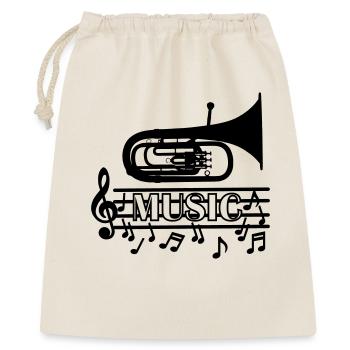 Baritone music logo - Gift Bag 40 x 50 cm - nature - Front
