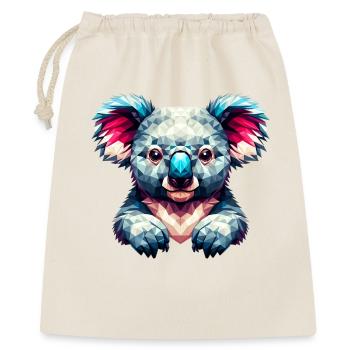 Polygonal Koala - Sac cadeau 40 x 50 cm - nature - Devant