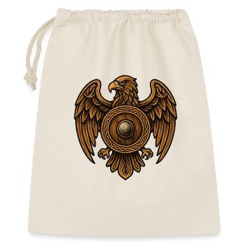 Golden Eagle Round Shield - Gift Bag 40 x 50 cm - nature - Front