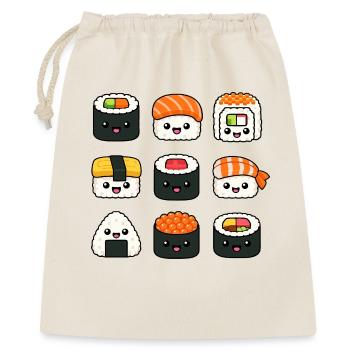 Sushi Funny Japanese Food Sashimi Cute - Gift Bag 40 x 50 cm - nature - Front