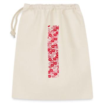Lettre I - Kiss t-shirt - Sac cadeau 40 x 50 cm - nature - Devant