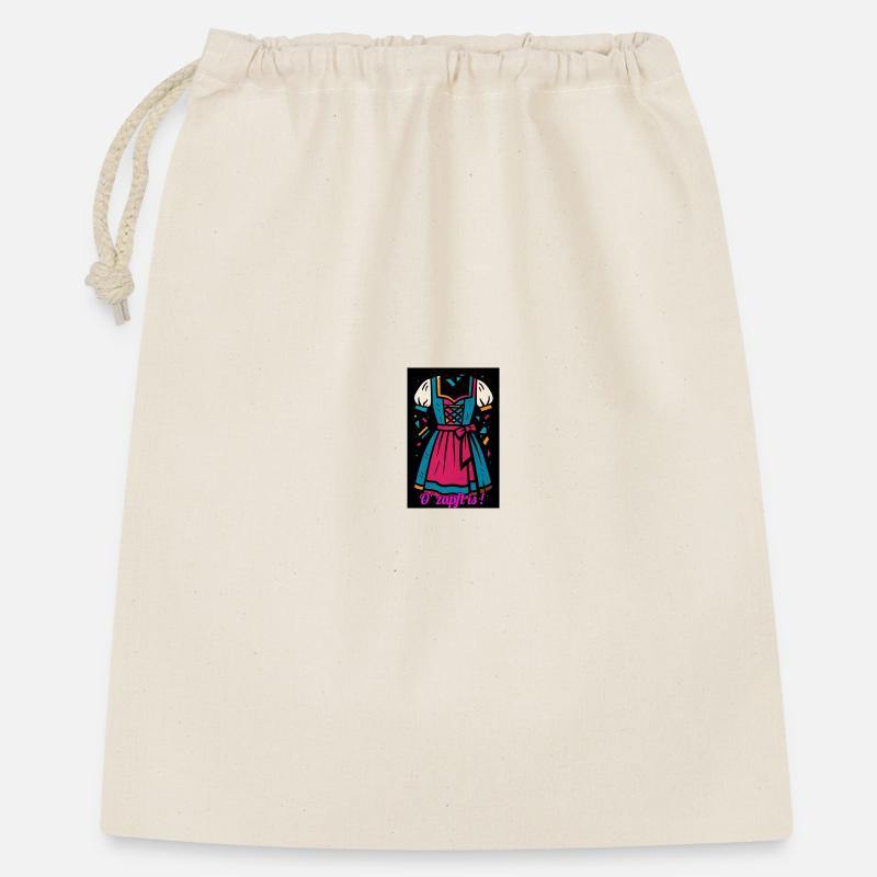Traditional dirndl with a modern colour palette - Gift Bag 40 x 50 cm - nature
