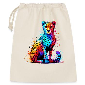 Guépard - Sac cadeau 40 x 50 cm - nature - Devant