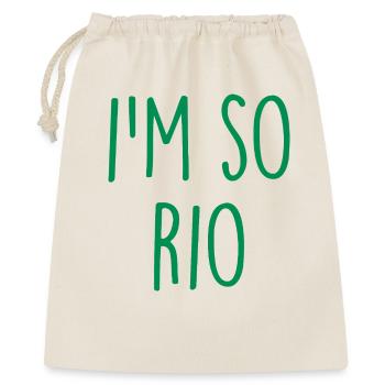 Rio de Janeiro Brazil Brasilien - Geschenkbeutel aus Baumwolle (40 x 50 cm) - Natur - Vorne
