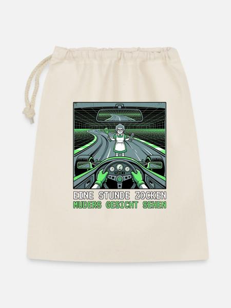 Retro Gaming Endgegner Muder - Geschenkbeutel aus Baumwolle (40 x 50 cm) - Natur