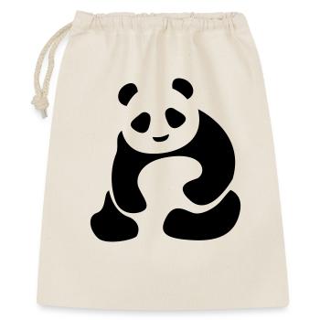 Panda Bear Panda Baby - Gift Bag 40 x 50 cm - nature - Front