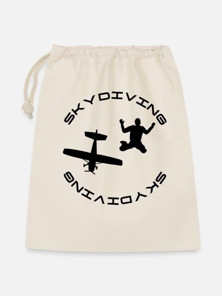 skydiving - Geschenkbeutel aus Baumwolle (40 x 50 cm) - Natur