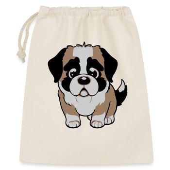 St. Bernard dog - Gift Bag 40 x 50 cm - nature - Front