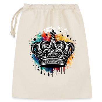 Couronne - Sac cadeau 40 x 50 cm - nature - Devant