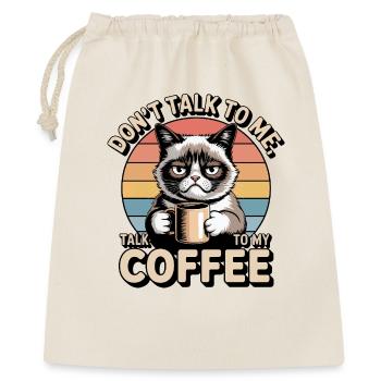 Moody Cat Coffee - Gift Bag 40 x 50 cm - nature - Front
