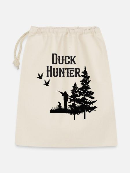 Duck Hunter - Geschenkbeutel aus Baumwolle (40 x 50 cm) - Natur