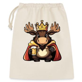 Moose Beer King - Gift Bag 40 x 50 cm - nature - Front