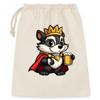 Skunk Beer King - Gift Bag 40 x 50 cm - nature - Front