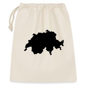 Carte suisse - Sac cadeau 40 x 50 cm - nature - Devant