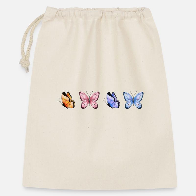Colorful Butterflies Quartet - Gift Bag 40 x 50 cm - nature