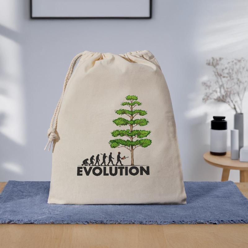 Chainsaw Evolution Gray Big Tree Gift Bag 40 x 50 cm