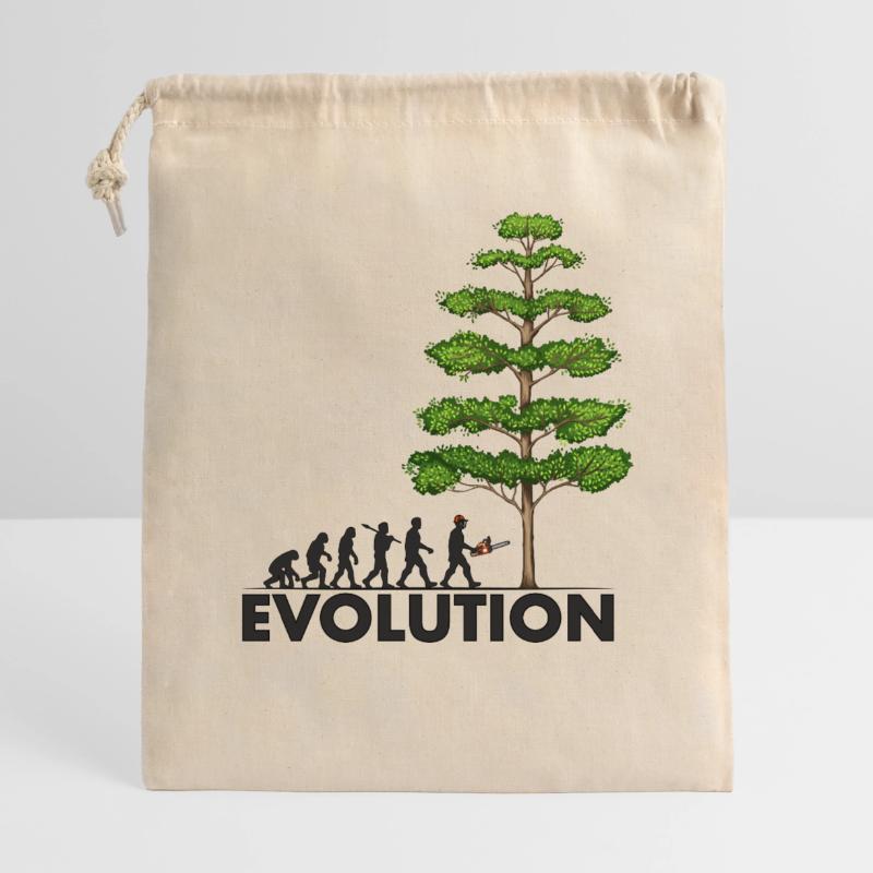 Chainsaw Evolution Gray Big Tree Gift Bag 40 x 50 cm