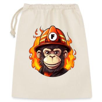 Fire Brigade Monkey - Gift Bag 40 x 50 cm - nature - Front