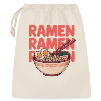 Amateur de bols de nouilles ramen - Sac cadeau 40 x 50 cm - nature - Devant