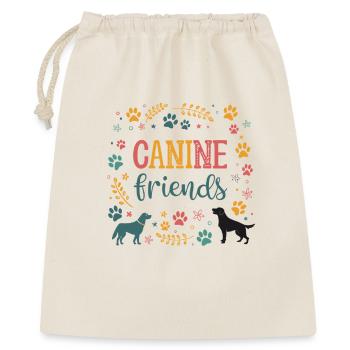 Colorful Canine Friendship - Gift Bag 40 x 50 cm - nature - Front