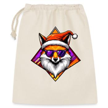 Fox Santa Swag - Gift Bag 40 x 50 cm - nature - Front