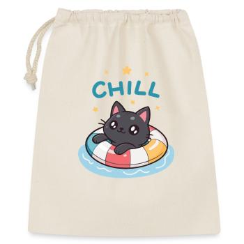 Chat Flottant Chill Bouée - Sac cadeau 40 x 50 cm - nature - Devant