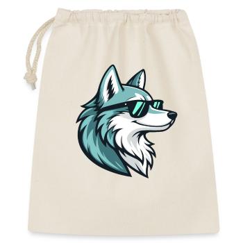Loup Teal Lunettes Soleil - Sac cadeau 40 x 50 cm - nature - Devant