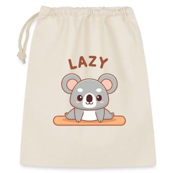 Koala zen paresseux méditant - Sac cadeau 40 x 50 cm - nature - Devant