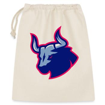 Taurus Blue Neon Outline - Gift Bag 40 x 50 cm - nature - Front