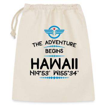 Hawaï - Sac cadeau 40 x 50 cm - nature - Devant